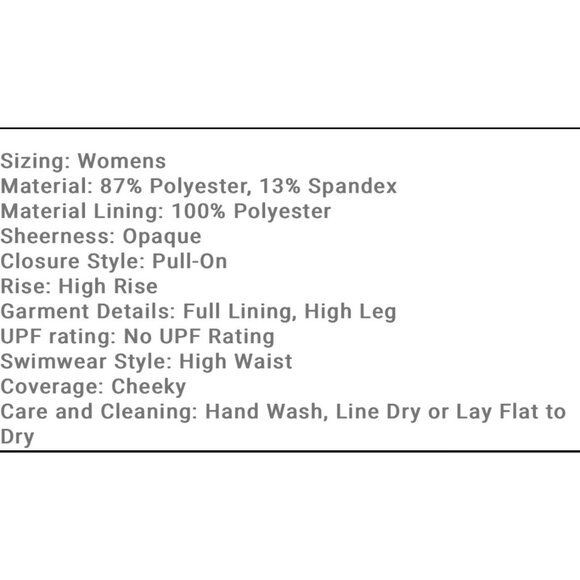 Wild Fable - Women's Ribbed High Waist High Leg Cheeky Bikini Bottom-Small(4-6) - Picture 8 of 13